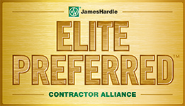 James Hardie Elite Preferred Contractor Alliance Badge